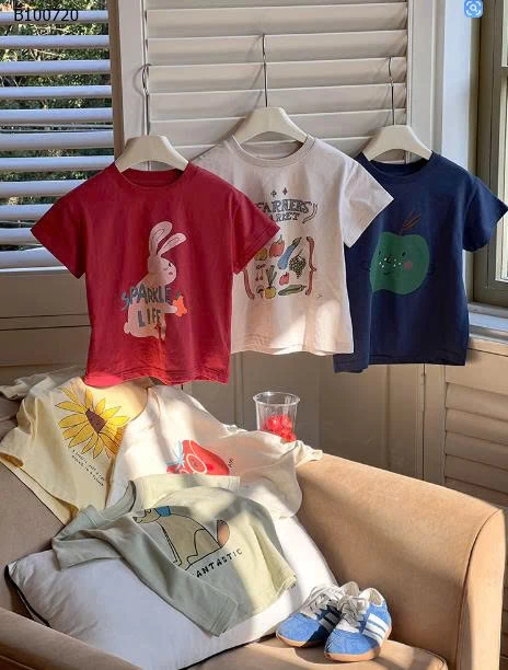 Áo phông cotton  nhà AMBB -Sỉ giá Sz 90-150 giá 104k Sz 160 giá 112k. Sz 170 giá  120k