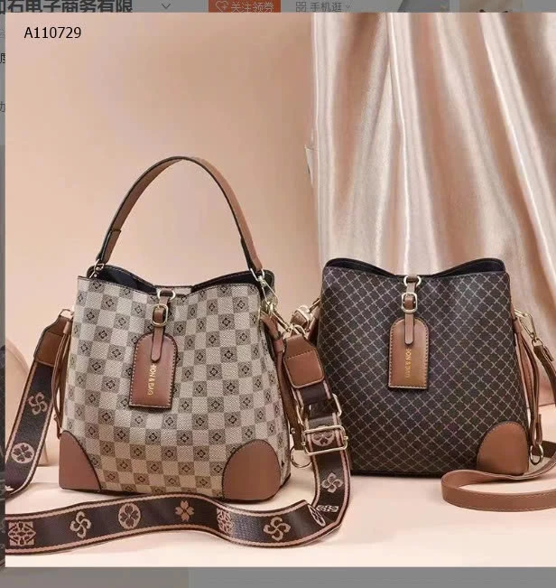 Túi xách kẻ caro da pu nữ-Sỉ giá 148k