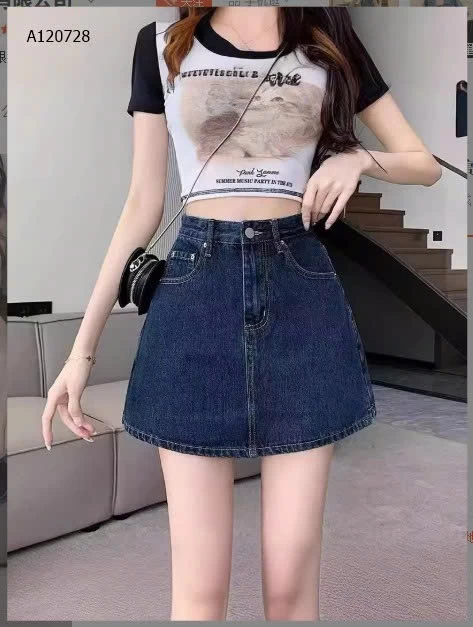 QUẦN JEAN GIẢ VÁY  - sỉ 121k