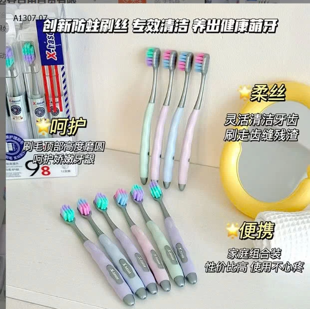 HỘP 12 BÀN CHẢI XHASON XUẤT MỸ  - sỉ 87k