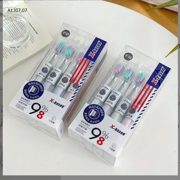 HỘP 12 BÀN CHẢI XHASON XUẤT MỸ  - sỉ 87k