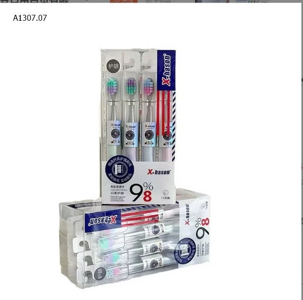 HỘP 12 BÀN CHẢI XHASON XUẤT MỸ  - sỉ 87k