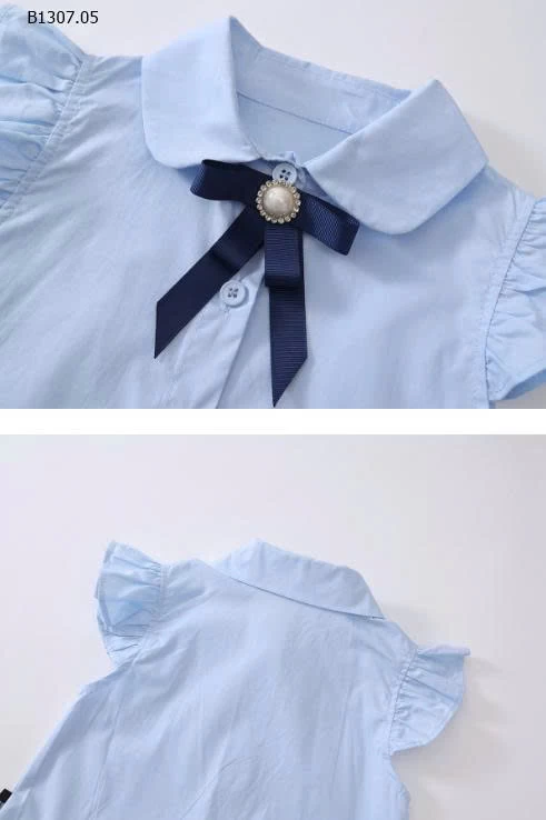 Váy tay bay nhỏ gắn nơ bé gái-Sỉ giá 132k