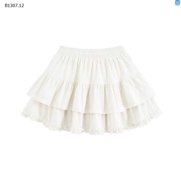 CHÂN VÁY NGẮN XẾP TẦNG BÉ GÁI - sỉ 95k