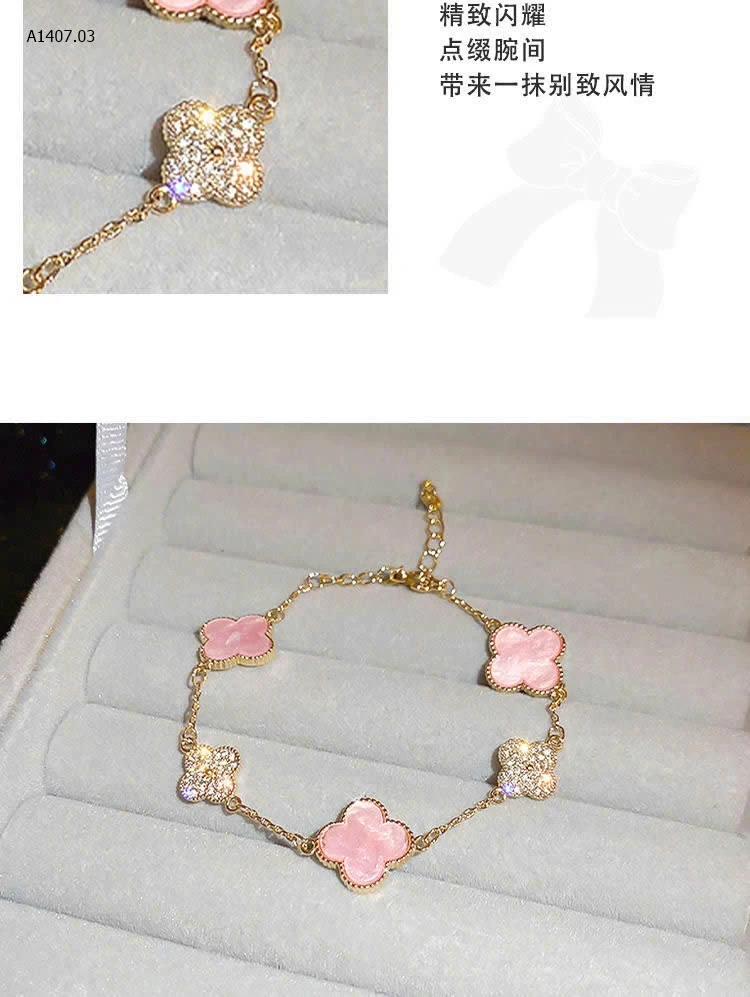 Vòng tay cỏ bốn lá AGOVSKI - sỉ 135k