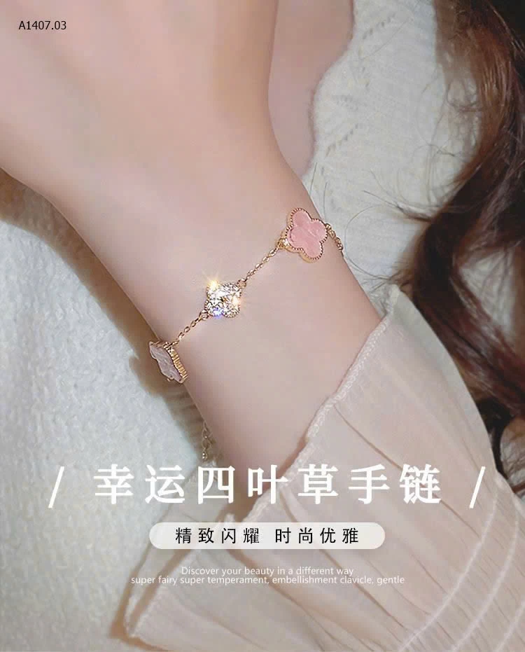 Vòng tay cỏ bốn lá AGOVSKI - sỉ 135k