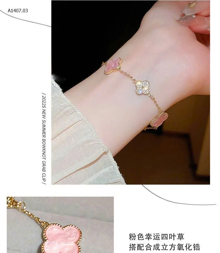 Vòng tay cỏ bốn lá AGOVSKI - sỉ 135k