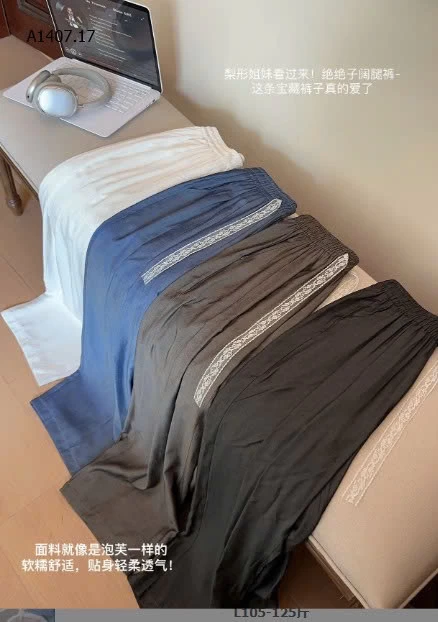 QUẤN SUÔNG CẠP CHUN DÂY RÚT REN NỮ - sỉ 142k