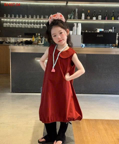 VÁY SÁT NÁCH cổ búp bê bé gái-Sỉ giá 120k/c