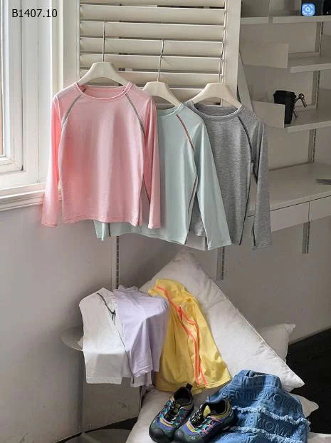 Áo thun tay dài cotton Tencel Lyocell nhà AMBB -Sỉ 102k