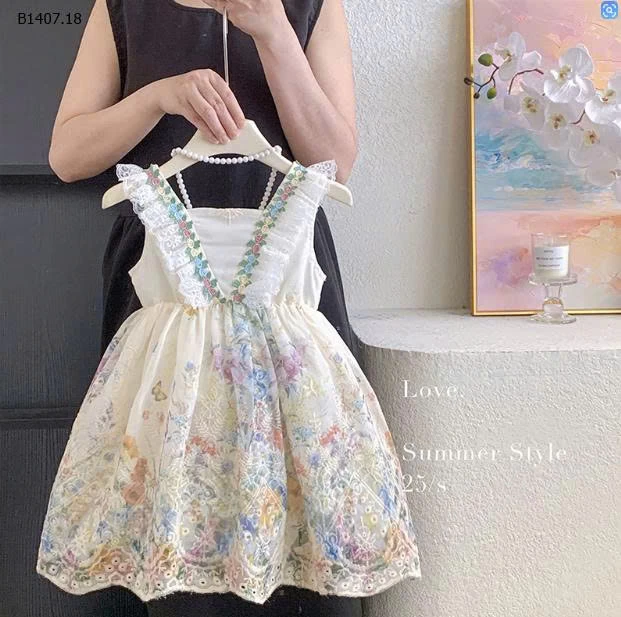 VÁY REN HOA CÔNG CHÚA BG-Sỉ 229k