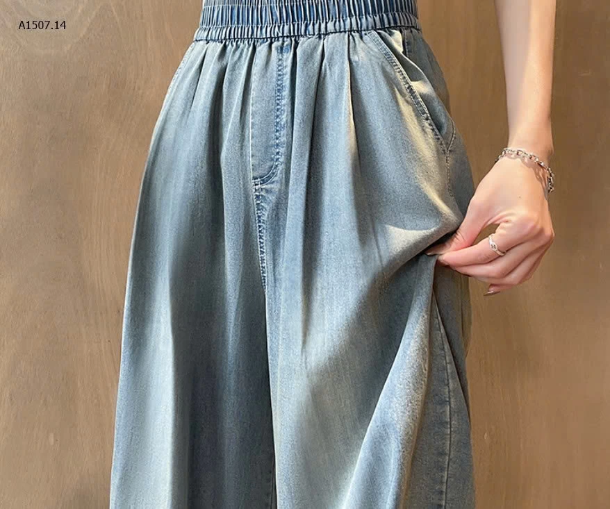 QUẦN JEAN TENCEL ỐNG RỘNG - sỉ 175k