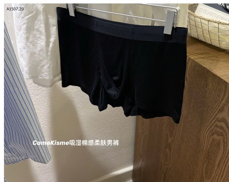 HỘP 3 QUẦN SỊP ĐÙI NAM CAMEKISME  - sỉ 135k