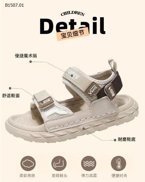 DÉP SANDAL CHO BÉ TRAI -Sỉ 23-30: si 155k 31-36: sỉ 165k