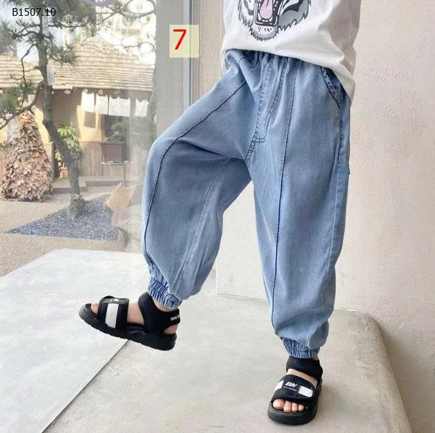 QUẦN SUÔNG TENCEL DENIM CHO BÉ TRAI-Sỉ giá 185k