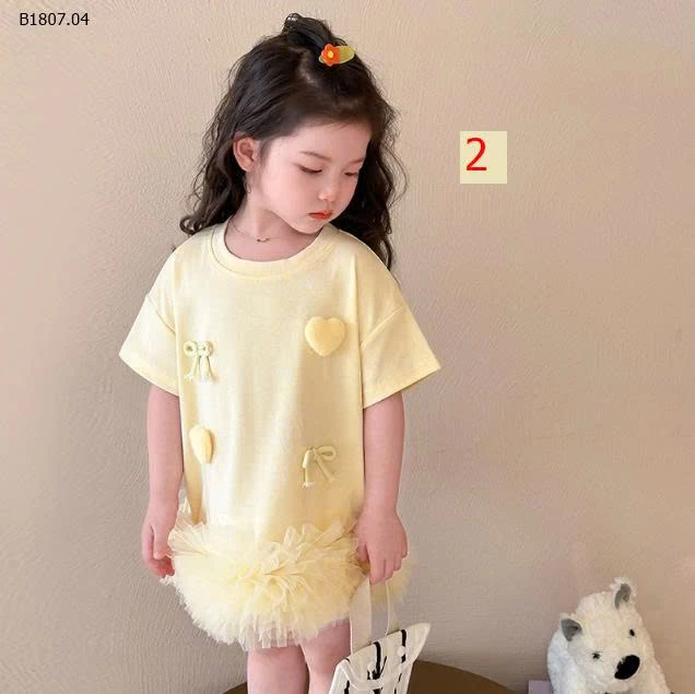 VÁY CỘC TAY GẤU TUA BG-Sỉ giá 144k