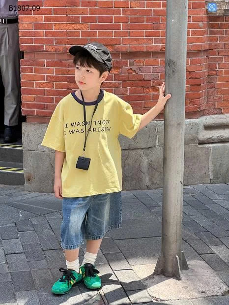 ÁO PHÔNG BÉ TRAI  AMBB -Sỉ giá  Sz 90-150: 99k Sz 160: 109k Sz 170: 116k