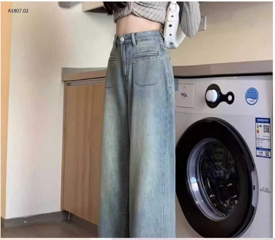 QUẦN JEAN ỐNG SUÔNG NỮ - sỉ 165k