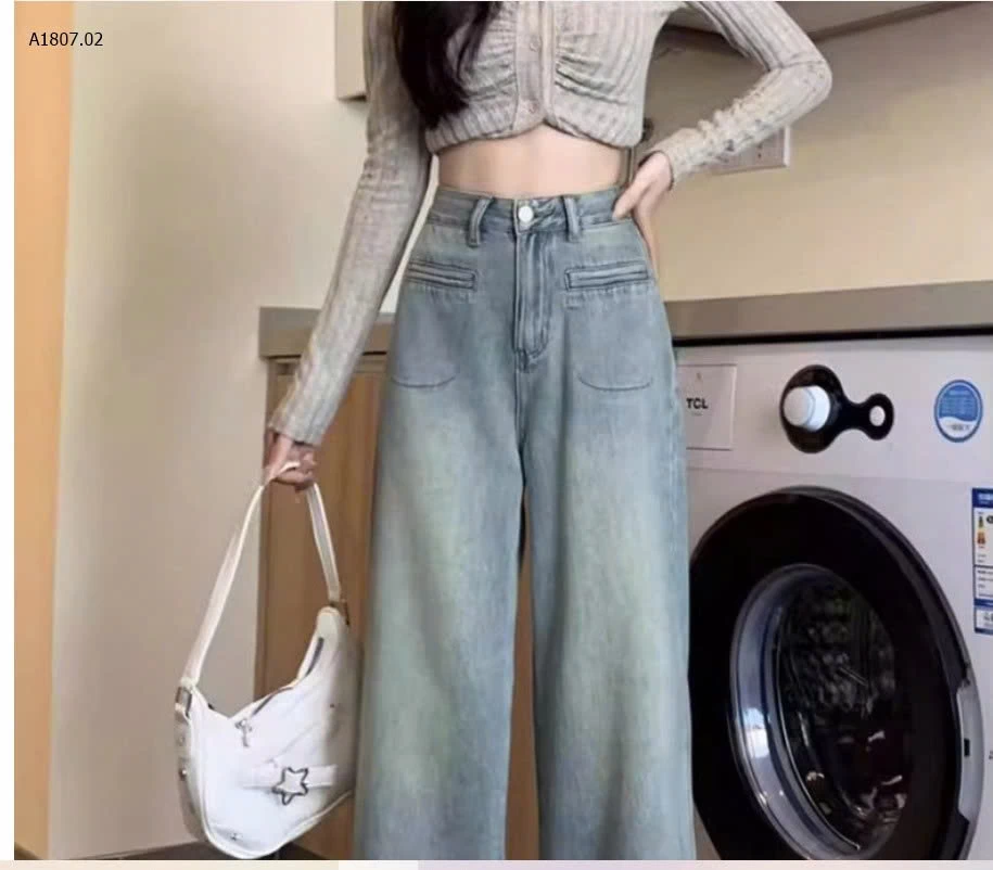 QUẦN JEAN ỐNG SUÔNG NỮ - sỉ 165k