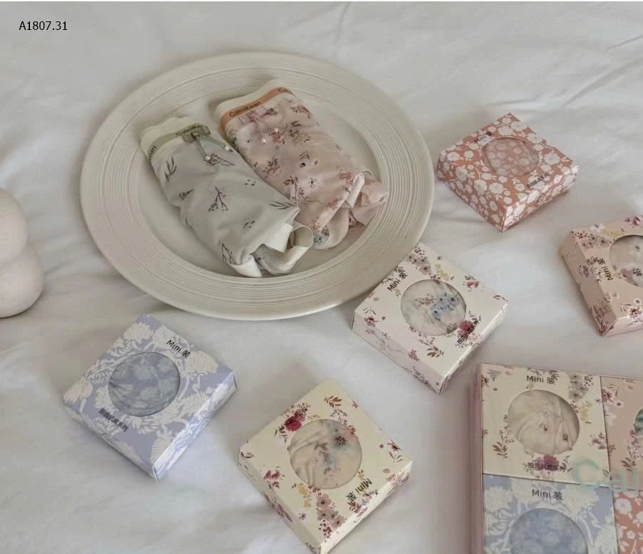 SÉT 6 CHIP BĂNG LỤA HOA - sỉ 168k