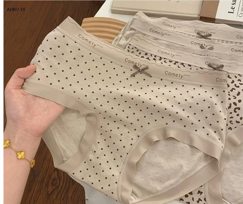 QUẦN CHIP NỮ  -sỉ 120k/set 5c mix mau