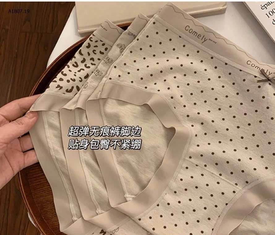 QUẦN CHIP NỮ  -sỉ 120k/set 5c mix mau