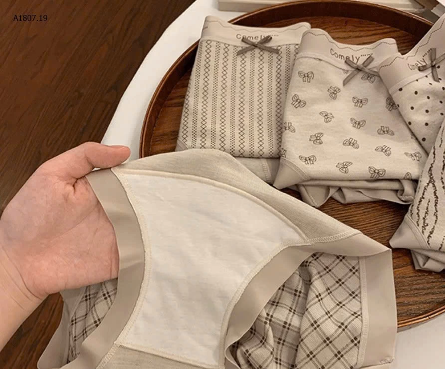 QUẦN CHIP NỮ  -sỉ 120k/set 5c mix mau