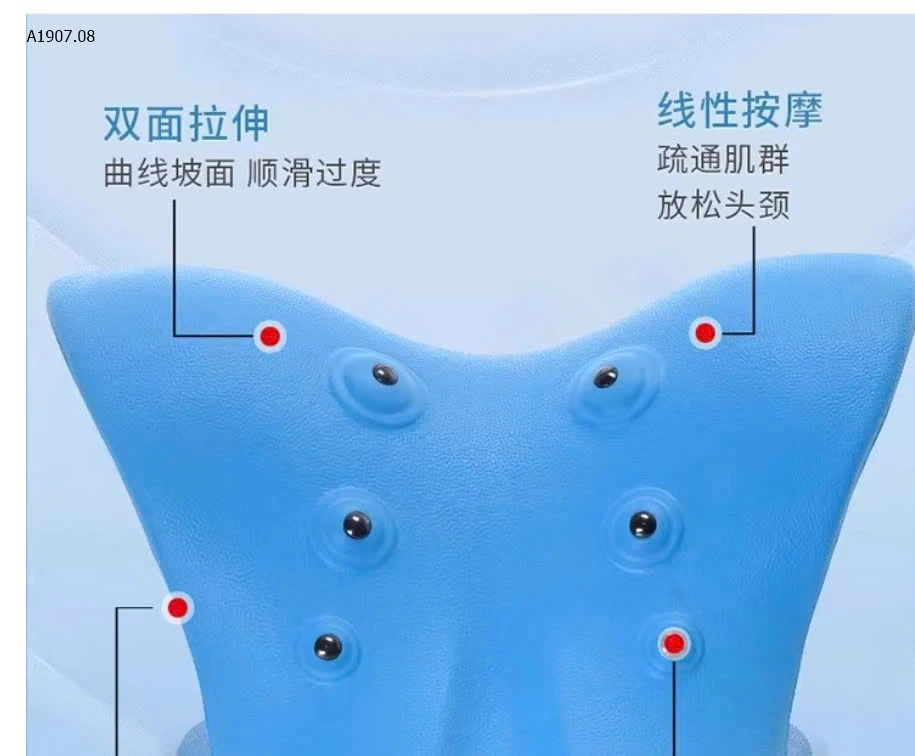 GỐI MASSAGE CỔ TRỊ LIỆU TỪ TÍNH - sỉ 58k