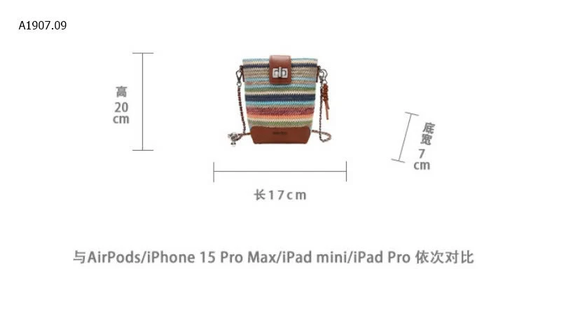 TÚI ĐEO CHÉO DÂY TẾT CHI02nd -sỉ 240k