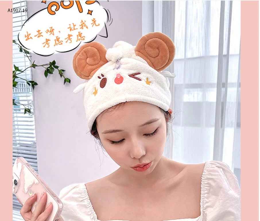 KHĂN TRÙM GỘI ĐẦU  - sỉ 55k