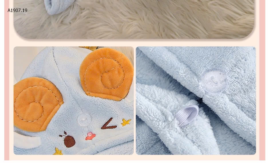 KHĂN TRÙM GỘI ĐẦU  - sỉ 55k