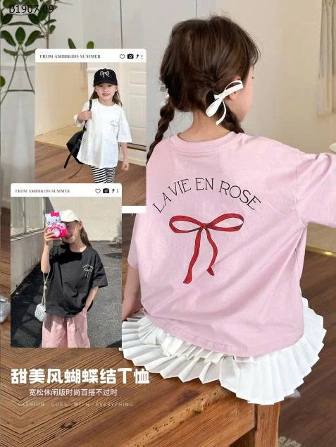 Áo thun nơ sau lưng nhà AMBB - sỉ giá  size 100-150 giá 99k size 160 giá 110k