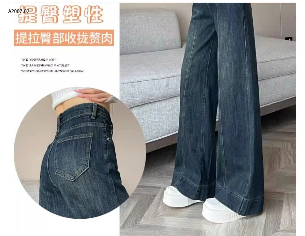 QUẦN JEAN XUÔNG VIỀN GÂN  - sỉ 182k