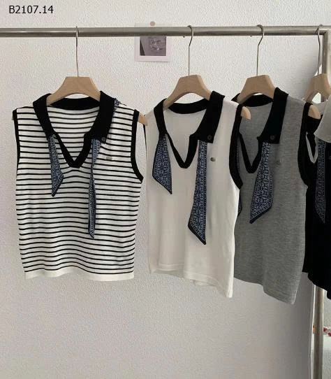 ÁO LEN SÁT NÁCH KÈM KHĂN-Sỉ giá 115k