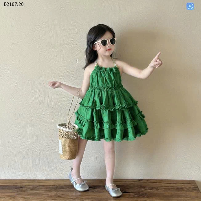 VÁY CỔ YẾM XÒE BỒNG HỞ LƯNG BG-Sỉ giá 269k