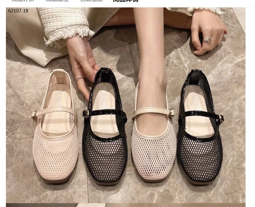 GIÀY BÚP BÊ LƯỚI  - sỉ 142k