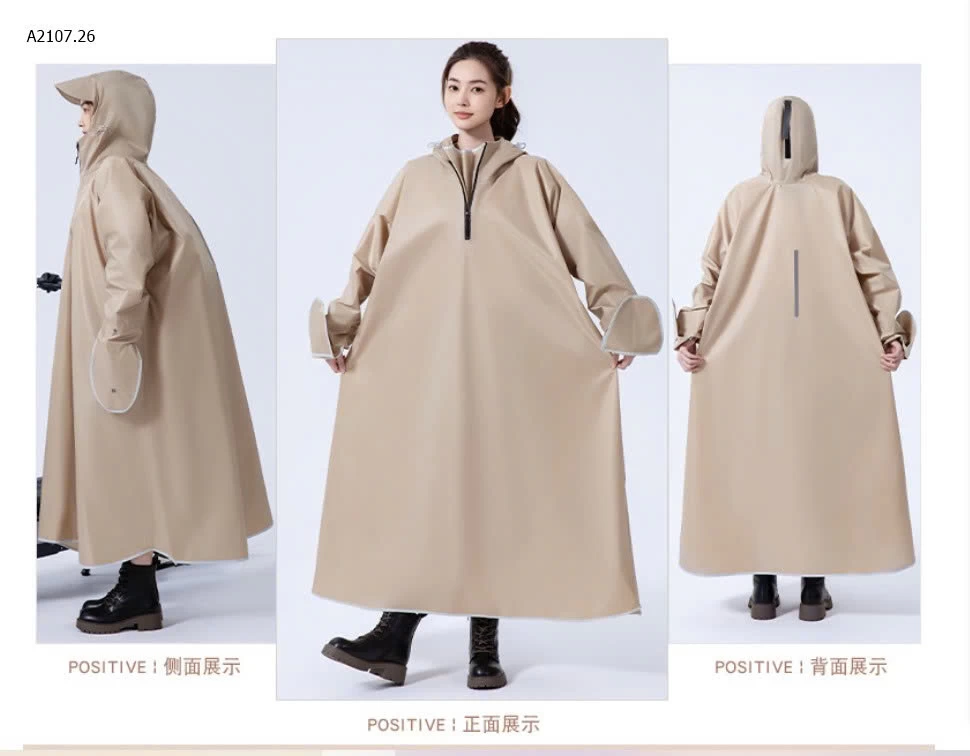 ÁO MƯA DÁNG CHỮ A ĐƠN  - sỉ 145k