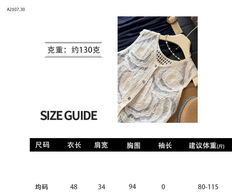 ÁO KIỂU SÁT NÁCH ANNA- sỉ 135k