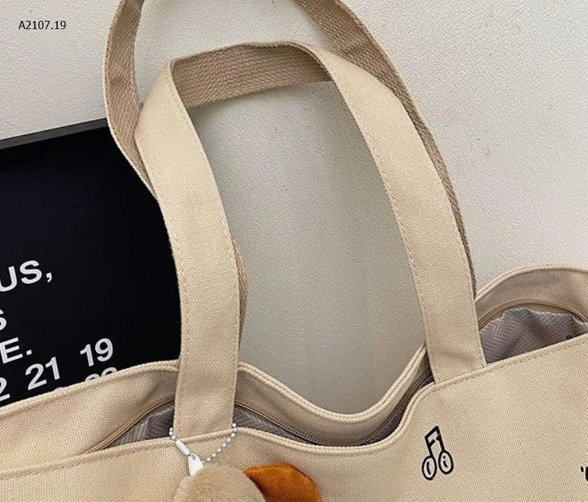 TÚI TOTE VẢI IN MÈO CUTE - sỉ 50k