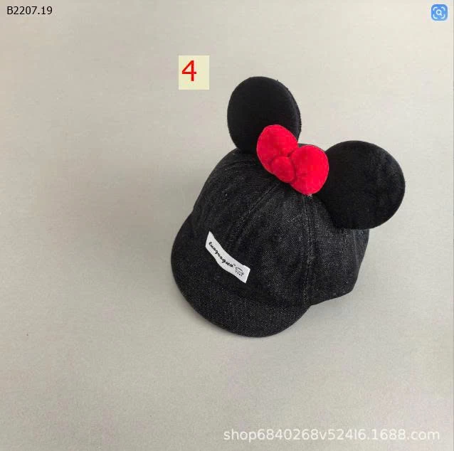 Mũ lưỡi chai MICKEY-Sỉ giá 88k
