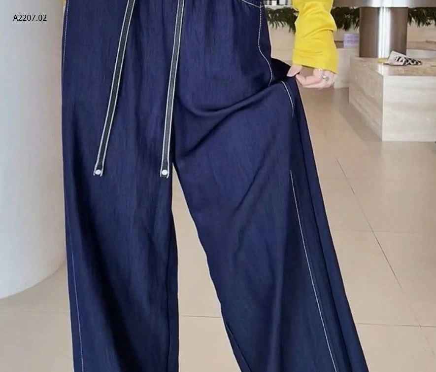 QUẦN ỐNG RỘNG CẠP CHUN ANNA  - sỉ 196k