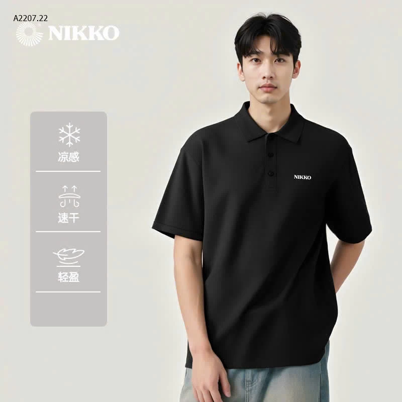 ÁO POLO CỘC TAY CHO NAM NIKKO  - sỉ 125k