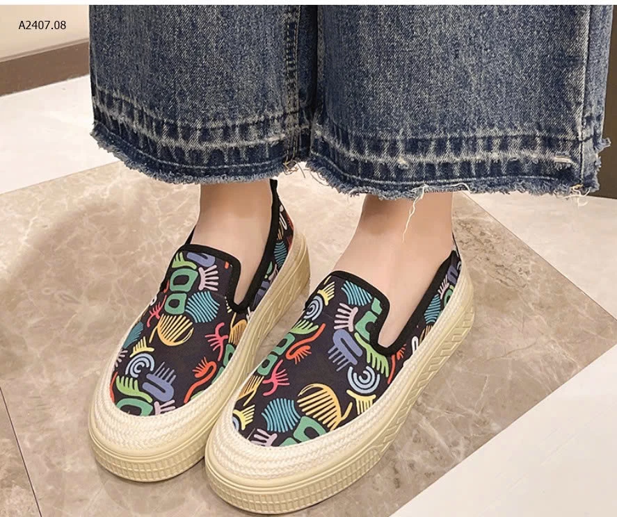 GIÀY SLIPON HOẠ TIẾT - sỉ 170k