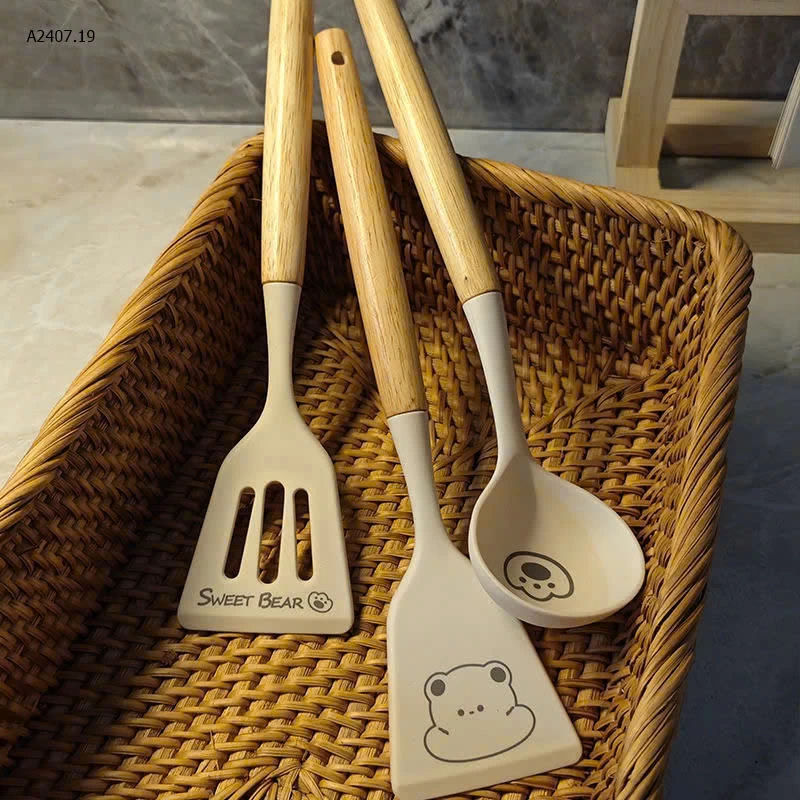 Set 3 muỗng  “Sweet Bear” xinh xắn - sỉ 69k/set 3 món