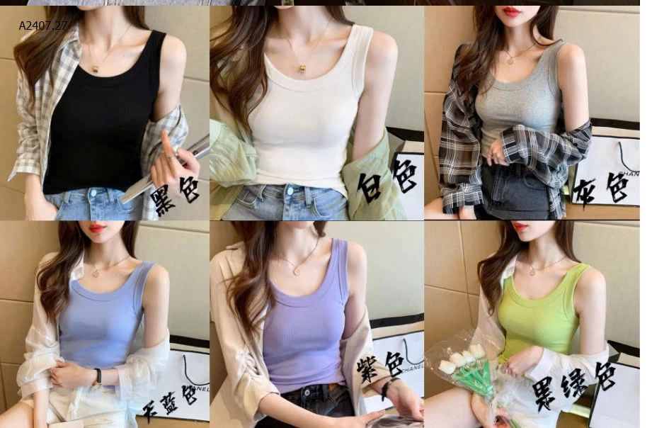 ÁO BA LỖ NỮ - sỉ 44k