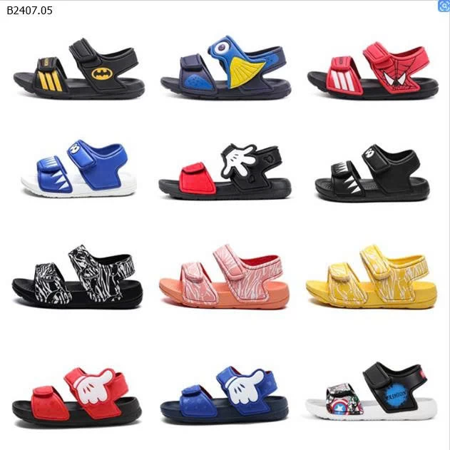  SANDAL QUAI NGANG HỌA TIẾT BG-Sỉ 115k
