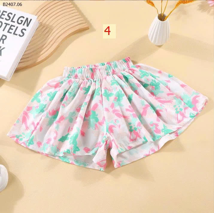 QUẦN HOẠ TIẾT ỐNG RỘNG CHO BÉ -Sỉ 45k