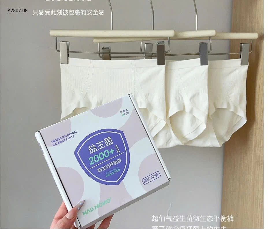  SET 3C QUẦN LÓT TRƠN MADNONO NỮ  Sỉ 110k/1 set 3 chiếc