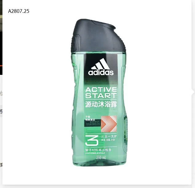 Sữa tắm gội Adidas 3 trong 1 cho nam-Sỉ 185k/set 3 chai mix