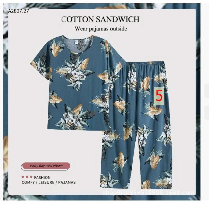 BỘ MẶC NHÀ TRUNG NIÊN - sỉ 100k